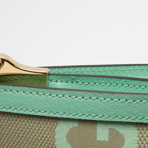 Gucci Jumbo GG Canvas Ophidia Medium Chain Shoulder Bag - Picture 12 of 15